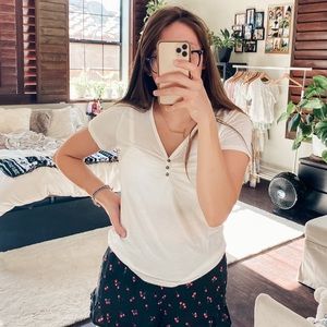 Delicate & Soft White Tee!